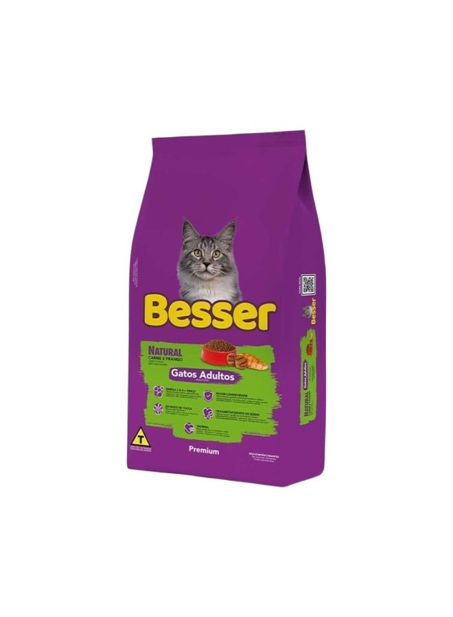 Besir dry food with chicken and meat for adult cats 20kg - Image 1